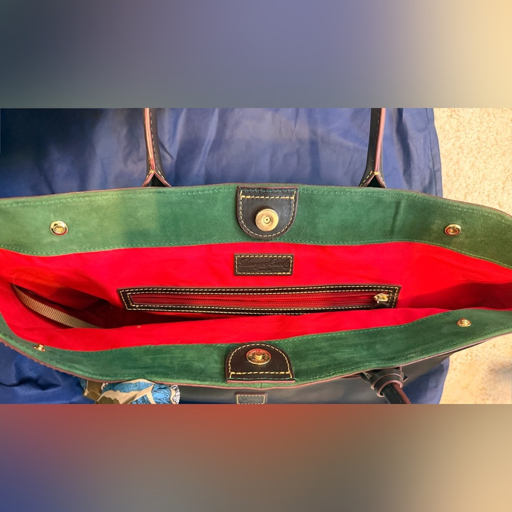 Dooney & Bourke T’Moro Brown Florentine Leather Tote - Picture 15 of 16